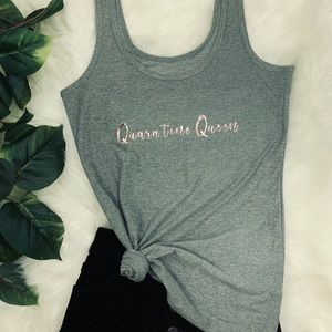 Grey Quarantine Tank Top